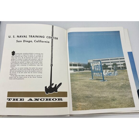 The Anchor 1988 Navy Yearbook Recruit Training Command San Diego CA Company 210 - Picture 3 of 11